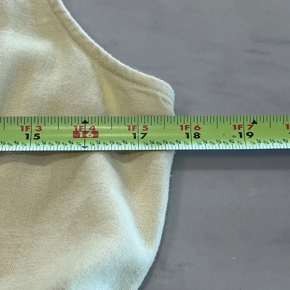 Old Navy Butter Yellow Linen Blend Smocked Back Midi Dress with Pockets Large - Picture 6 of 12